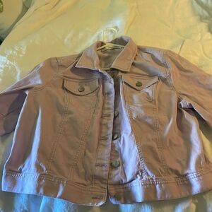 Lilac Jean jacket